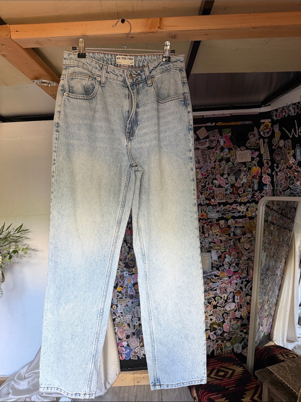 We The Free Light Blue Relaxed Fit Jeans